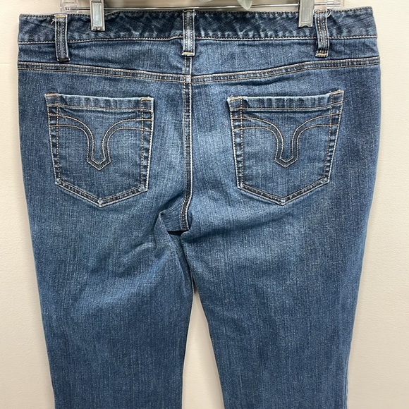 Ann Taylor Loft Straight Fit Denim Jeans 12 - Picture 5 of 16